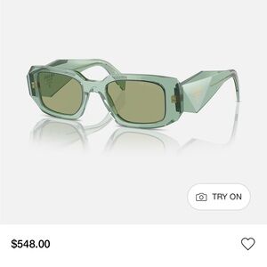 Prada White Sunglasses Case